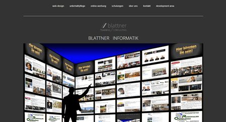 Webseite Blattner Informatik